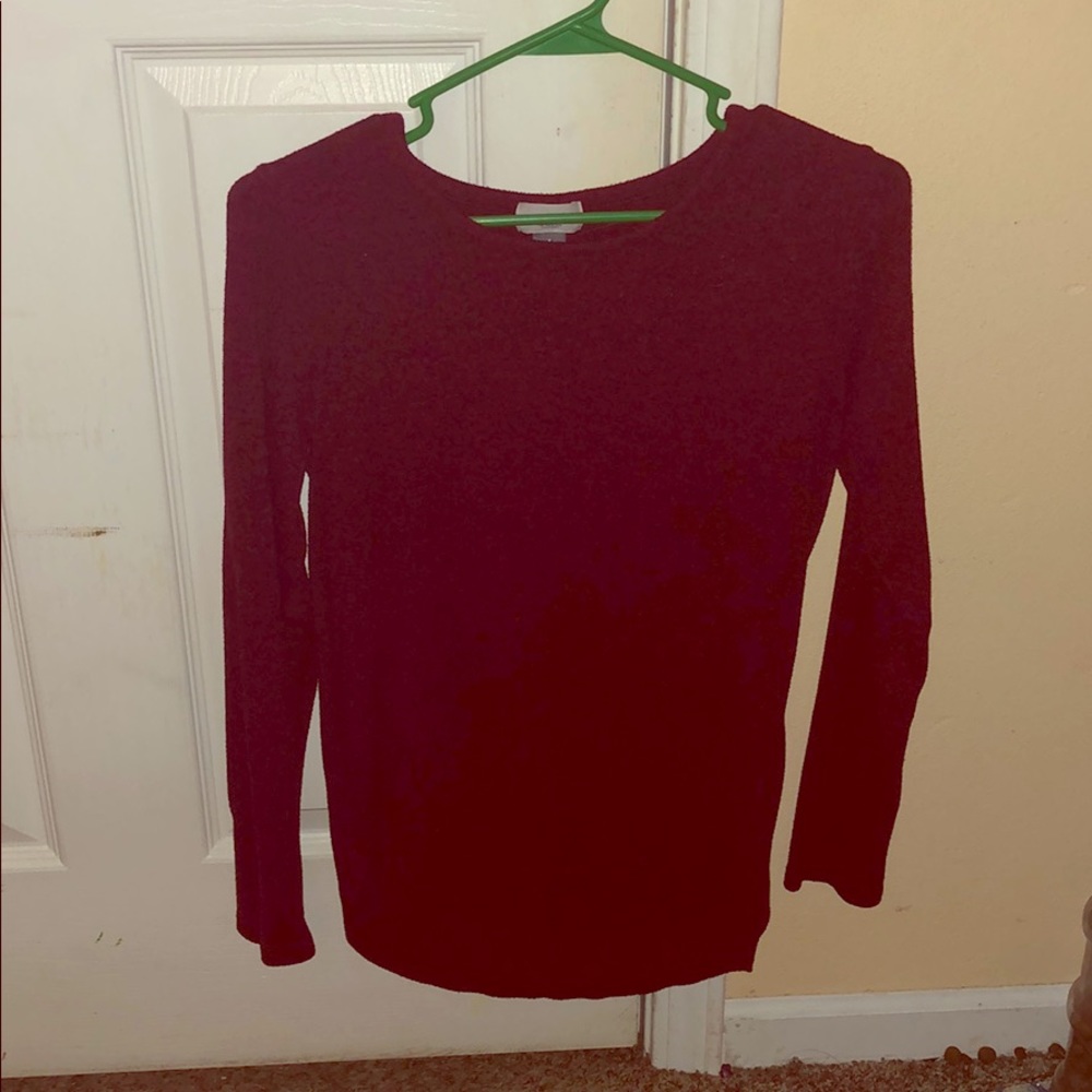 Maroon long sleeve